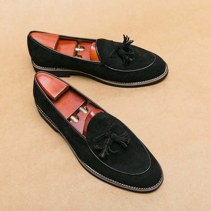 Mocasines de ante italianos Valenti